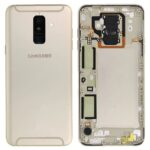 Capac Spate Samsung Galaxy A6 Plus 2018 A605 Gold Original GH82-16428D.