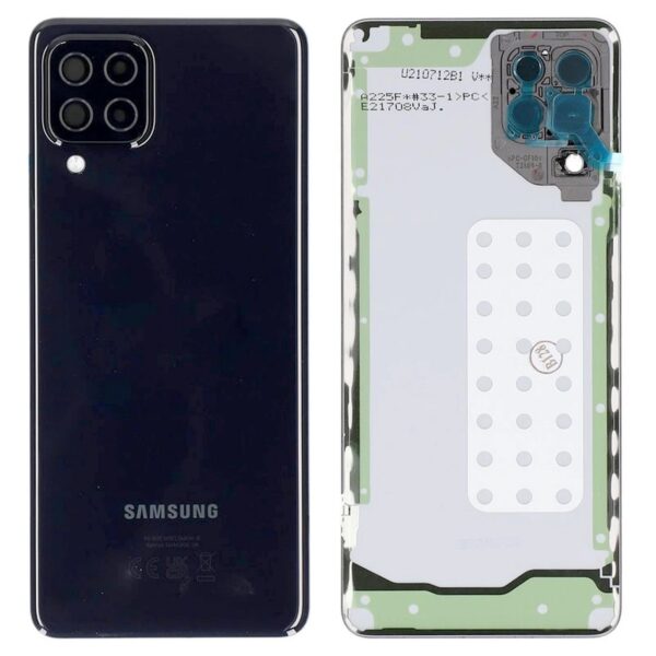 Capac Spate Samsung Galaxy A22 4G A225 Negru Original GH82-26518A.