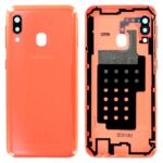 Capac Spate Samsung Galaxy A20e A202 Orange Original GH82-20125D.