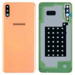 Capac Spate Samsung Galaxy A70 A705 Orange Original GH82-19467D.