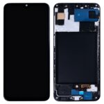 Ecran cu Rama Samsung A30s (A307) Prism Crush Black In-Cell