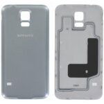 Capac Spate Samsung S5 Neo (G903) Silver Original GH98-37898C.