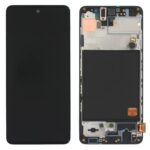 Ecran Samsung Galaxy A51 A515 Negru Original GH82-21680A.