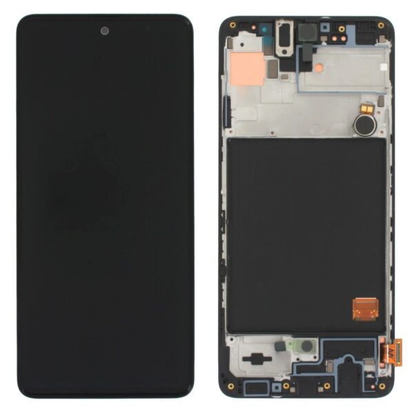 Ecran Samsung Galaxy A51 A515 Negru Original GH82-21680A.